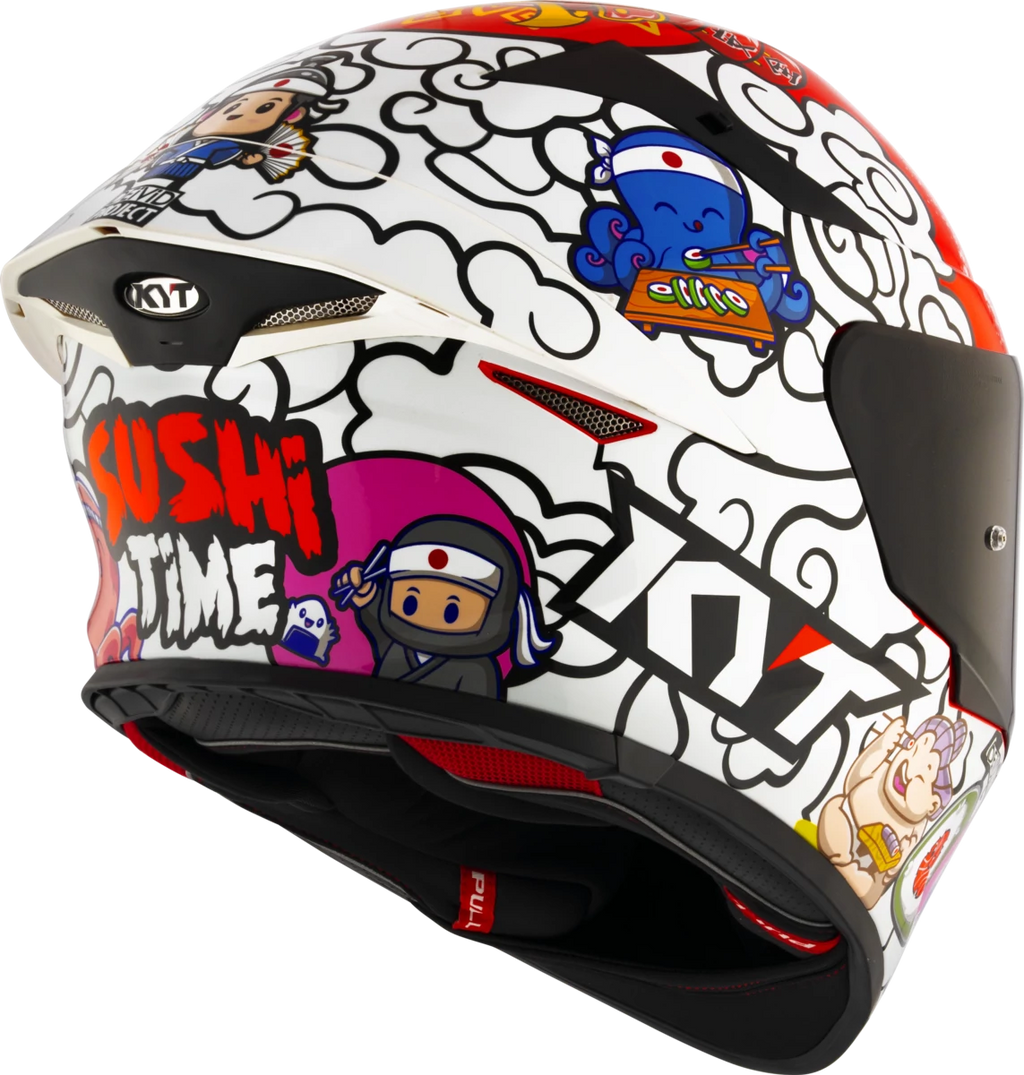 Kask motocyklowy KYT TT-REVO SUSHI TIME