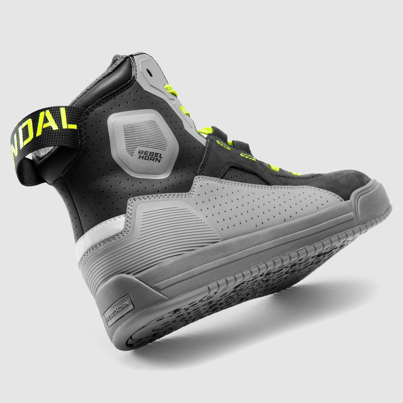BUTY MOTOCYKLOWE REBELHORN VANDAL 2 BLACK GREY FLUO YELLOW