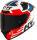 Kask motocyklowy KYT TT-REVO FUSELAGE Czerwony