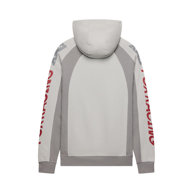 BLUZA Z KAPTUREM FOX VALIANT FLEECE PO LIGHT GREY