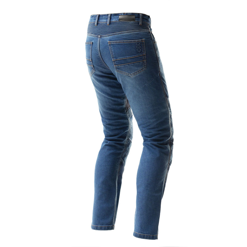 JEANSY MOTOCYKLOWE REBELHORN EAGLE 4 WASHED BLUE SLIM FIT