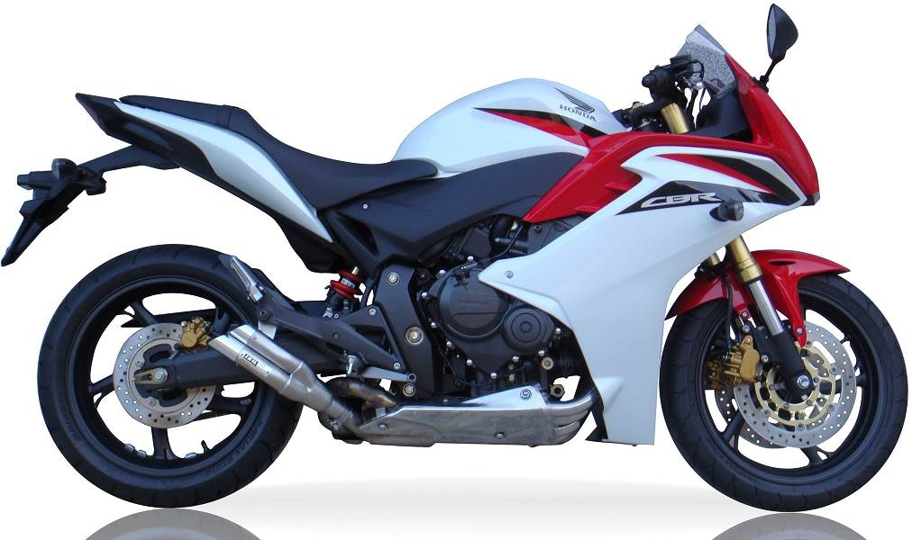 Tłumik IXIL HONDA CBR 600 F 11-14 (PC41) typ L2X (waga: 3000g, długość: 242 mm., materiał: Inox AISI304, kolor: Anodized aluminu