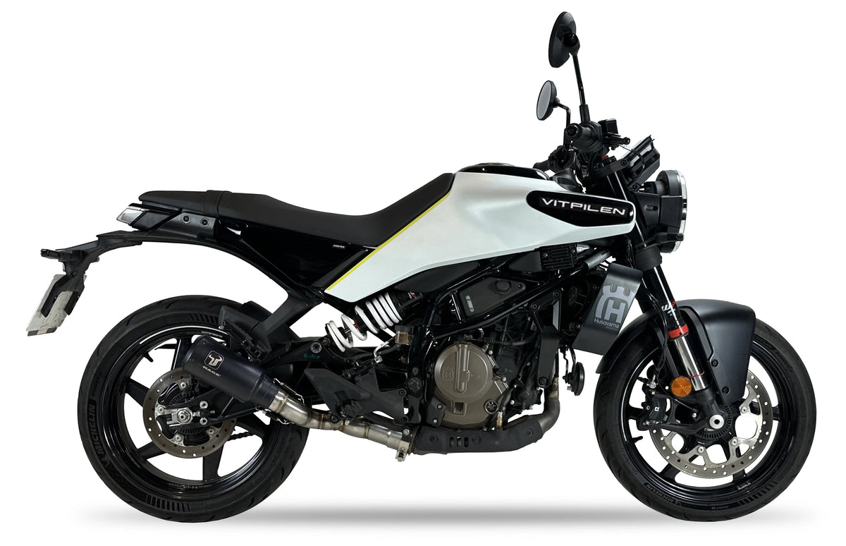 IXRACE Tłumik HUSQVARNA SVARTPILEN 125 24-25 (IS HQV) typ MK2B MK2 SERIES BLACK (Homologacja)