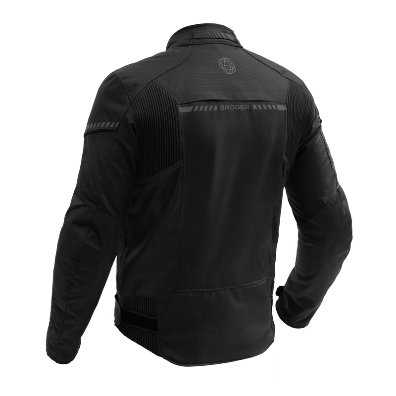 KURTKA MOTOCYKLOWA TEKSTYLNA BROGER GRID BLACK