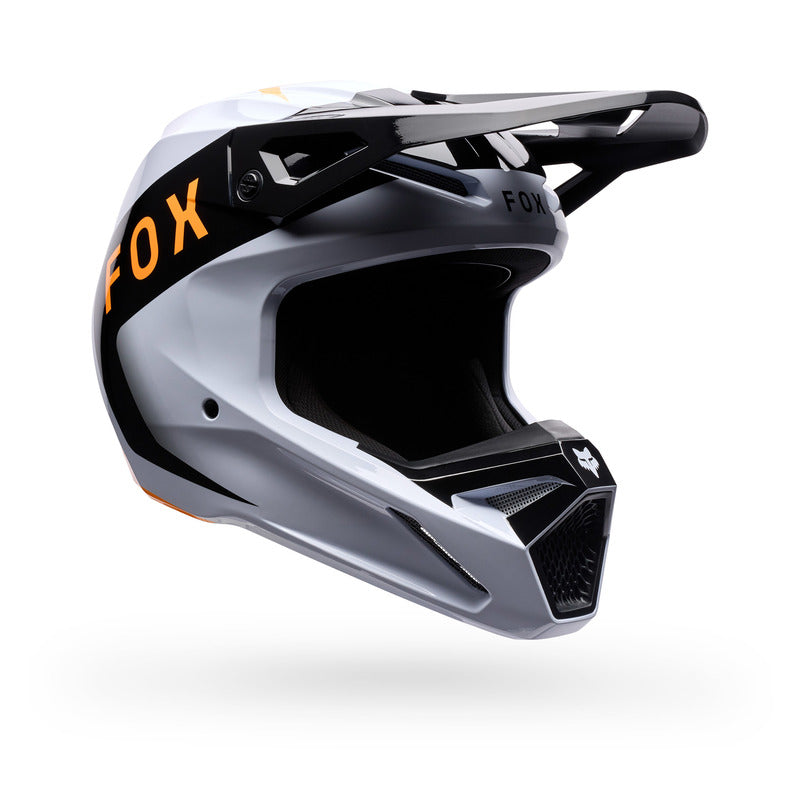 KASK MOTOCYKLOWY JUNIOR FOX V1 NOBLE BLACK WHITE