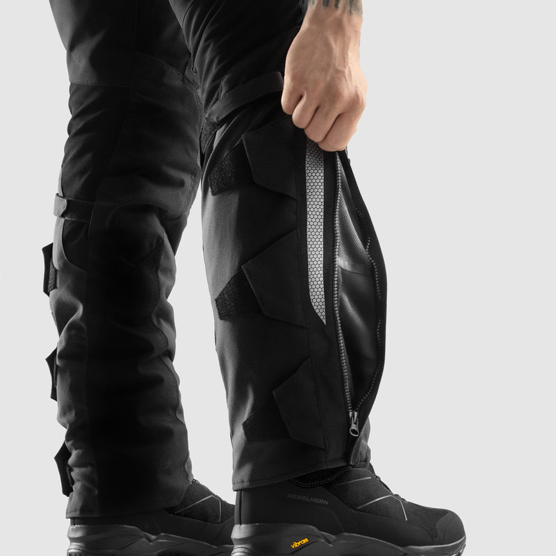 SPODNIE MOTOCYKLOWE TEKSTYLNE REBELHORN HARDY 3.0 BLACK (DŁUGA NOGAWKA) – zdjęcie 6