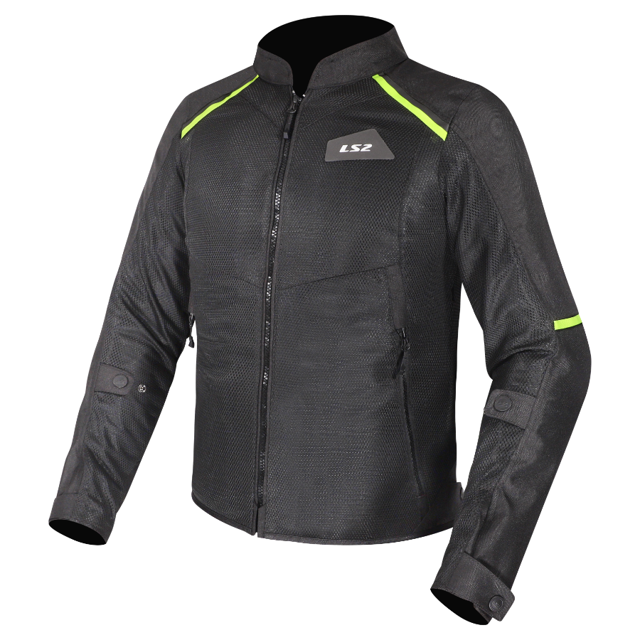 KURTKA LS2 BREEZE MAN BLACK YELLOW