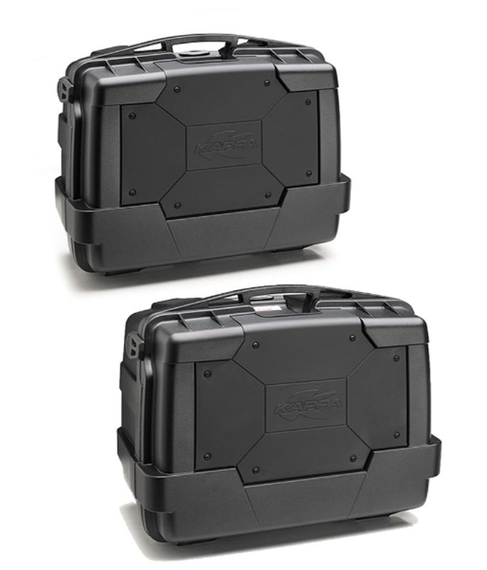 KAPPA KUFRY BOCZNE 46L MONOKEY KGR46 GARDA BLACK LINE LITE (PARA = 2SZT) + DODATKOWY ZAMEK - ZASTĘPUJE KGR46NPACK2
