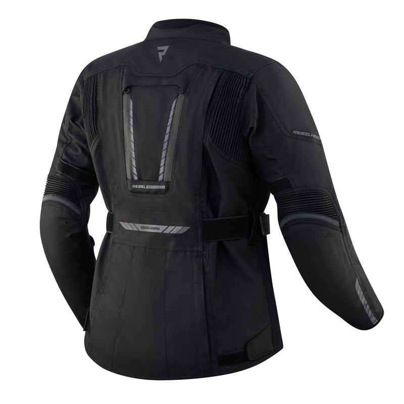 KURTKA MOTOCYKLOWA TEKSTYLNA DAMSKA REBELHORN HIKER 3 BLACK WXXS