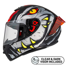 STREAM RAPTOR BLACK GREY RED S MATT