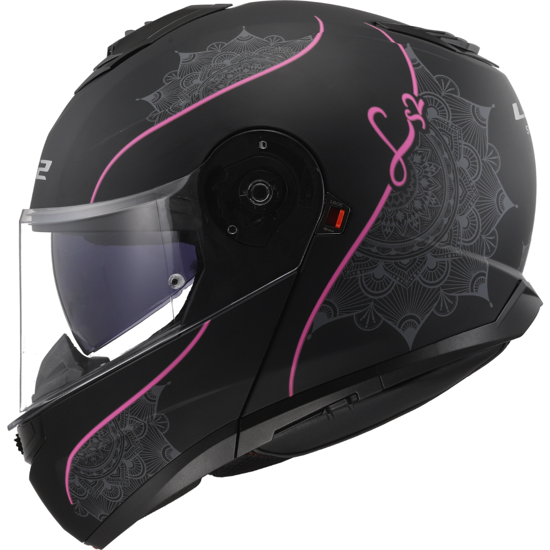 KASK LS2 FF908 STROBE II LUX M.BLACK PINK-06
