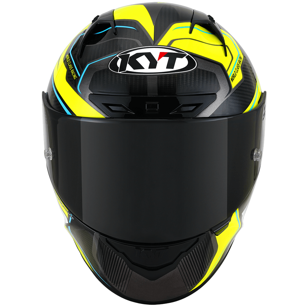 Kask Motocyklowy KYT NZ-RACE COMPETITION żółty – zdjęcie 2