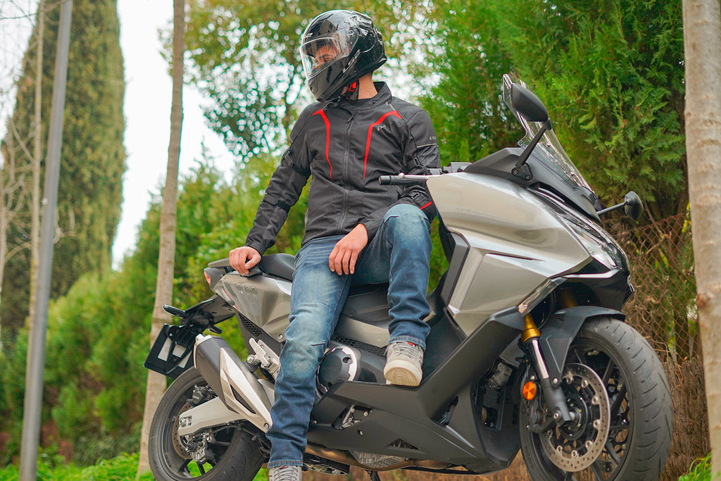 KURTKA LS2 SEPANG LADY BLACK DARK GREY