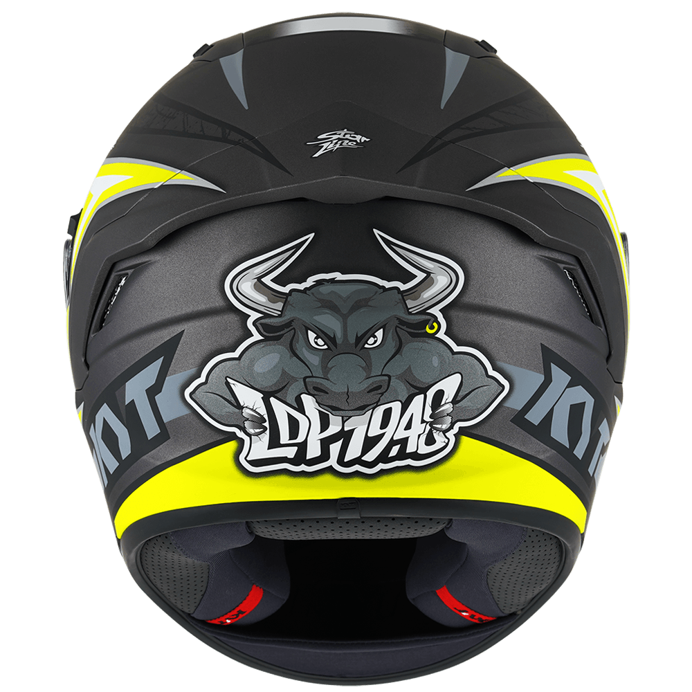 Kask Motocyklowy KYT NF-R MINDSET żółty