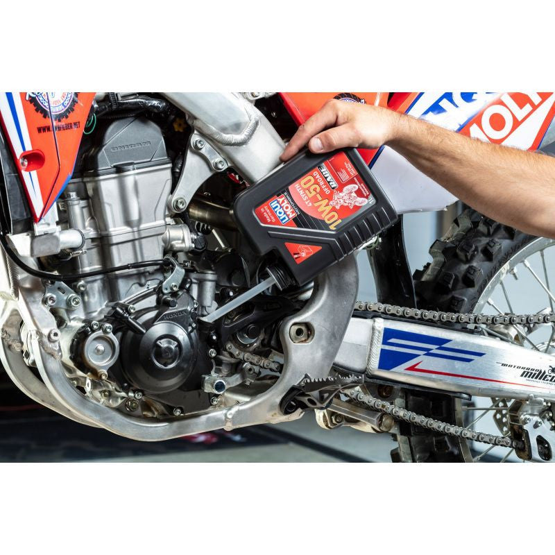 LIQUI MOLY Olej silnikowy syntetyczny do motocykli 10W50 Offroad Race 4T 4 litry