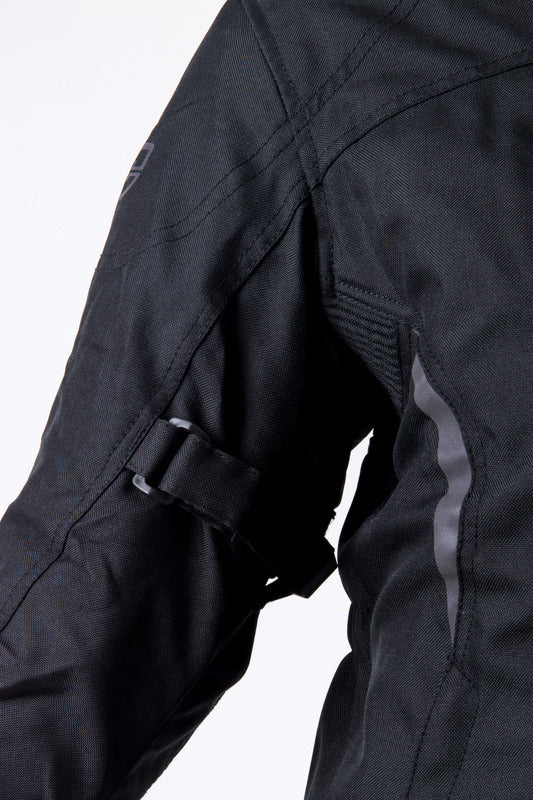 KURTKA MOTOCYKLOWA TEKSTYLNA DAMSKA OZONE DELTA 4 BLACK W7XL – zdjęcie 5