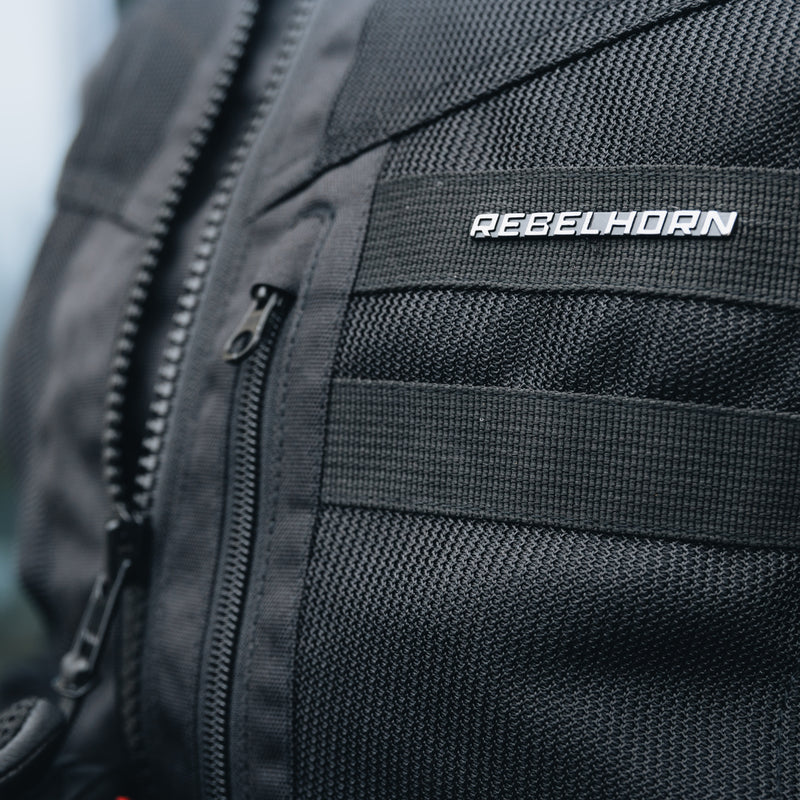 KURTKA MOTOCYKLOWA TEKSTYLNA REBELHORN SCANDAL 2 BLACK