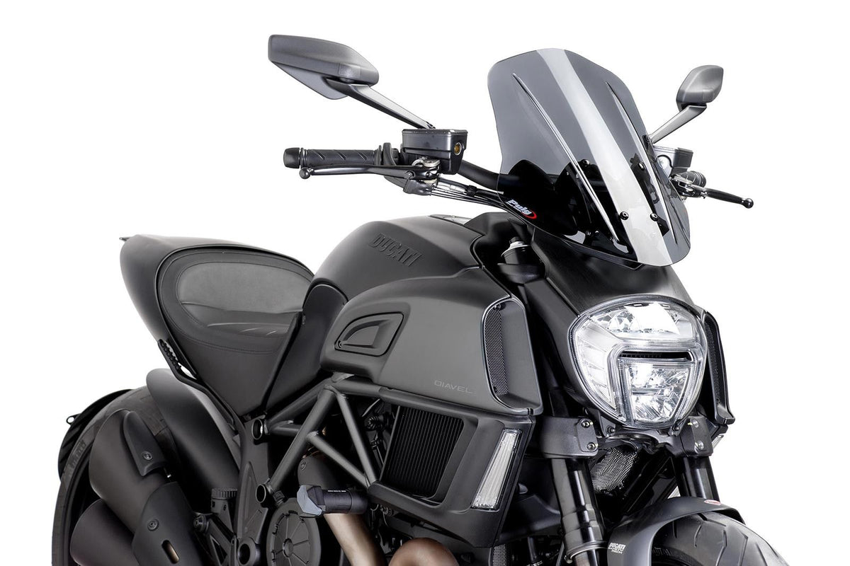SZYBA OWIEWKA PUIG DO DUCATI DIAVEL 14-18 (TOURING) MOCNO PRZYCIEMNIONA
