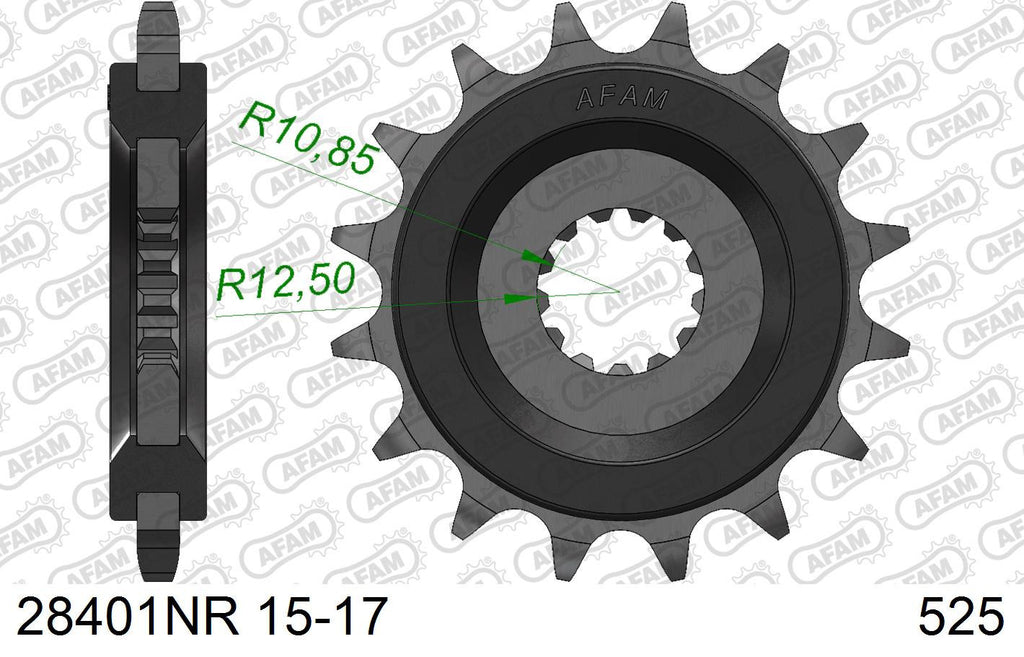 Zestaw napędowy UNIBEAR + AFAM do Suzuki DL 650 V-Strom / V-Strom 650 XT ABS 2007 - 2025 łańcuch i zębatki – zdjęcie 3
