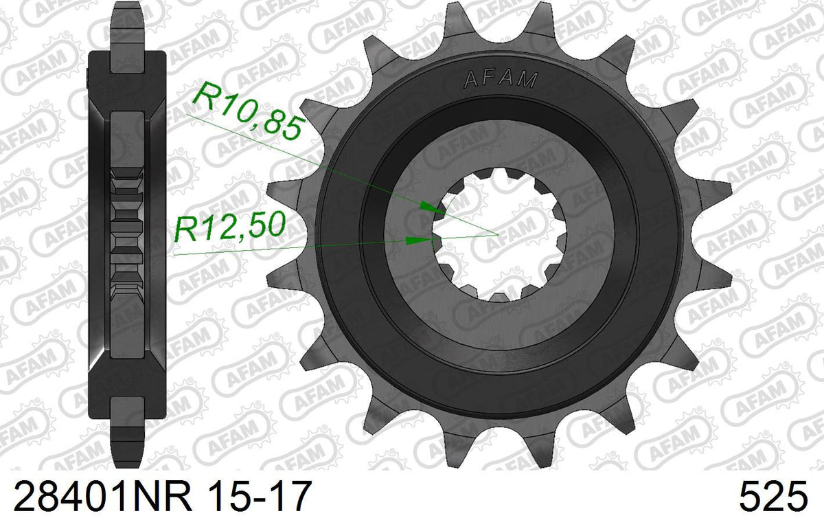 Zestaw napędowy UNIBEAR + AFAM do Suzuki DL 650 V-Strom / V-Strom 650 XT ABS 2007 - 2025 łańcuch i zębatki – zdjęcie 3