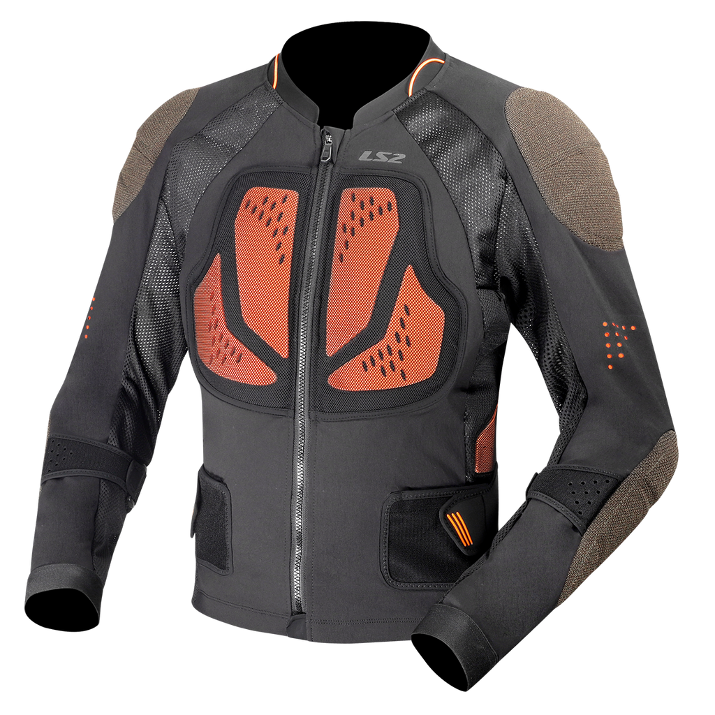 KURTKA LS2 X-TERRAIN MAN BLACK H-V ORANGE