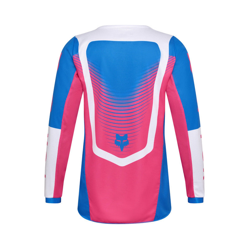 BLUZA MOTOCYKLOWA JUNIOR FOX 180 COLLECT BLUE PINK