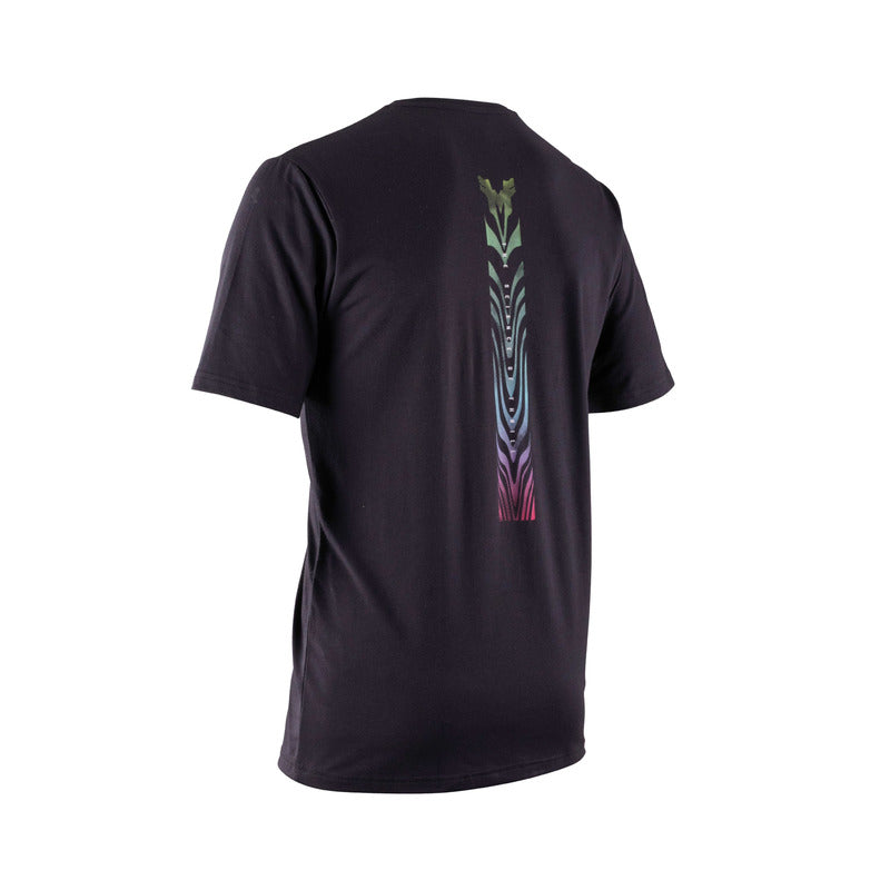 T-SHIRT LEATT CORE BLACK GREEN S