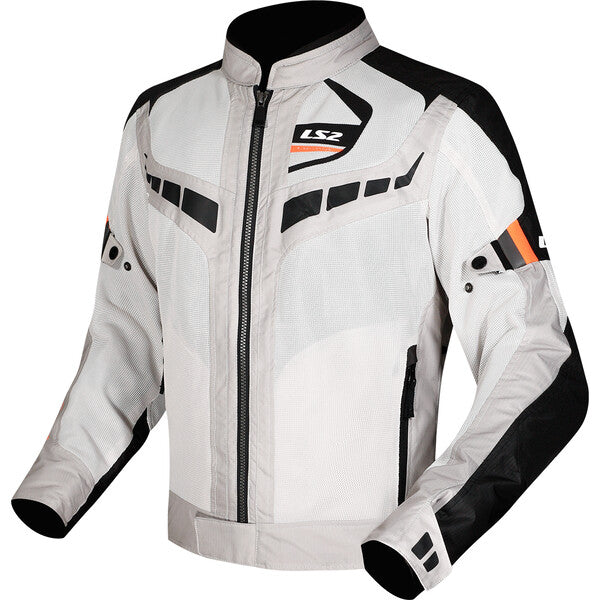 KURTKA LS2 GARDA AIR MAN BLACK GREY H-V ORANGE