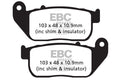 EBC Brakes Klocki hamulcowe EBC FA381V V-PAD (kpl. na 1 tarcze)