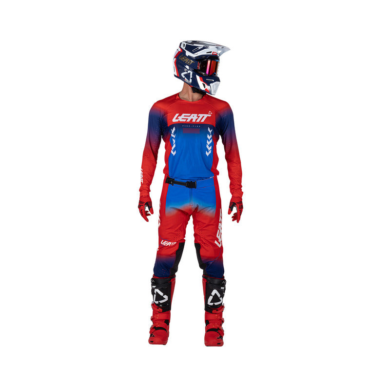 SPODNIE OFFROADOWE LEATT MOTO 5.5 I.K.S ROYAL BLUE RED XS