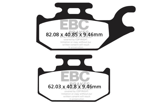 EBC Brakes Klocki hamulcowe EBC SFA307HH skuterowe (kpl. na 1 tarcze)