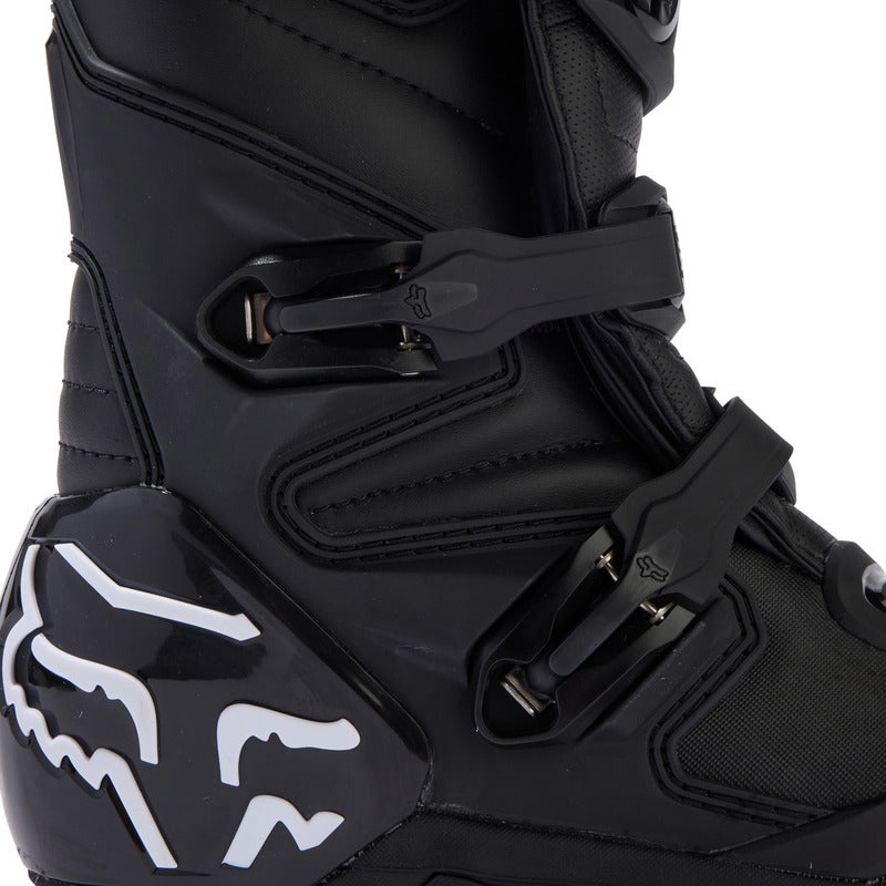 BUTY MOTOCYKLOWE JUNIOR FOX COMP BLACK