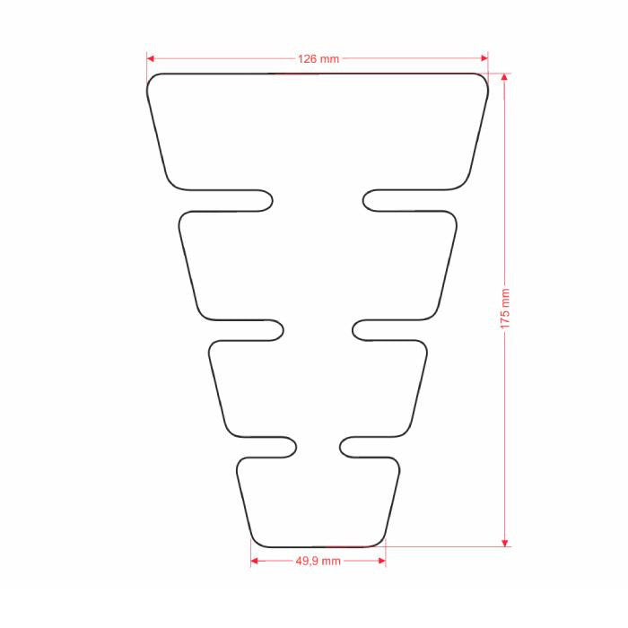 ONEDESIGN tankpad CLASSIC shape carbon CGCLAS2P
