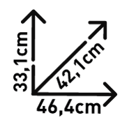 KAPPA KUFER CENTRALNY 44L MONOKEY KMS44B K'MISSION ALUMINIOWY CZARNY – zdjęcie 2