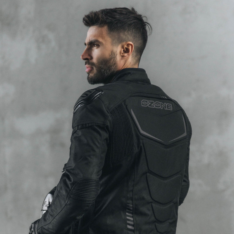 KURTKA MOTOCYKLOWA TEKSTYLNA OZONE PULSE BLACK