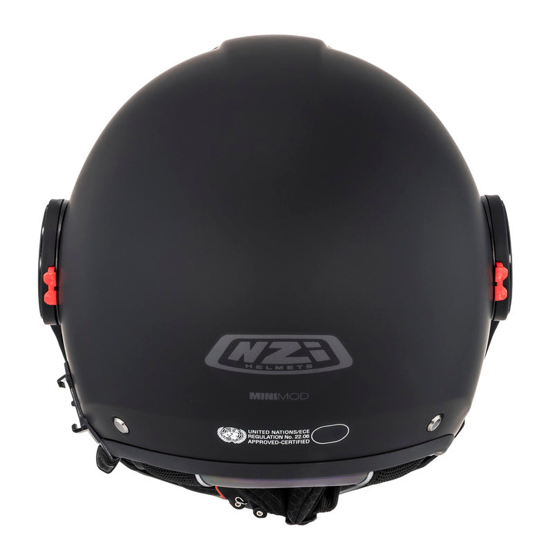 KASK MOTOCYKLOWY NZI MINIMOD DUO MATT BLACK XS