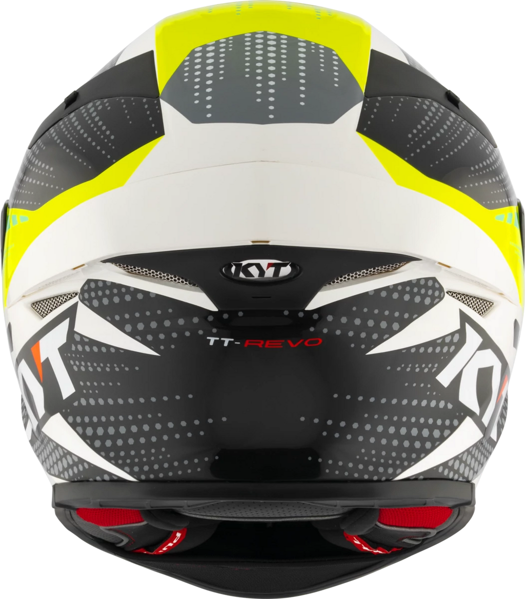 Kask motocyklowy KYT TT-REVO GEAR Czarny/Żółty