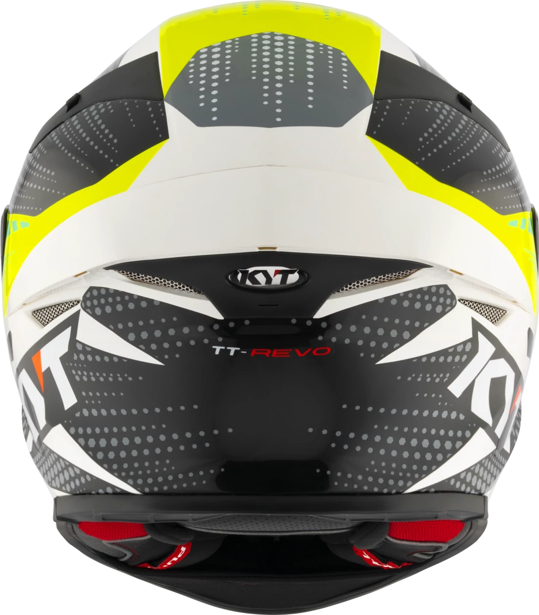 Kask motocyklowy KYT TT-REVO GEAR Czarny/Żółty