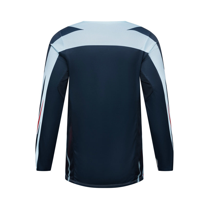 BLUZA MOTOCYKLOWA JUNIOR FOX FLEXAIR ARC ICE BLUE