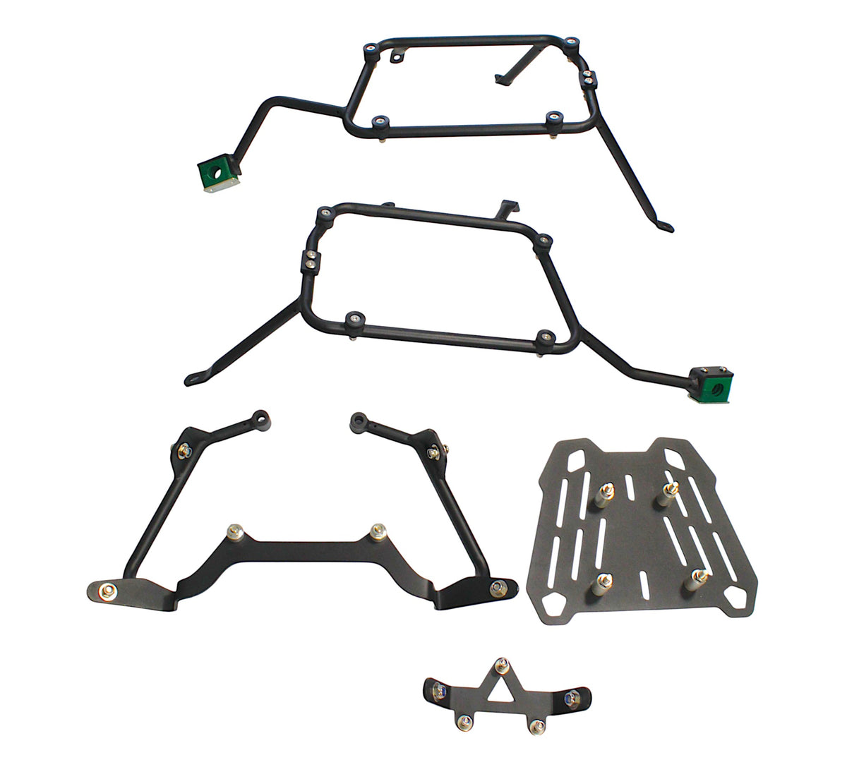 ZESTAW STELAŻY KUFER CENTRALNY + BOCZNE COOCASE BMW F800GS/F850GS 2010-2021 KUFRY BOCZNE SYMETRYCZNE