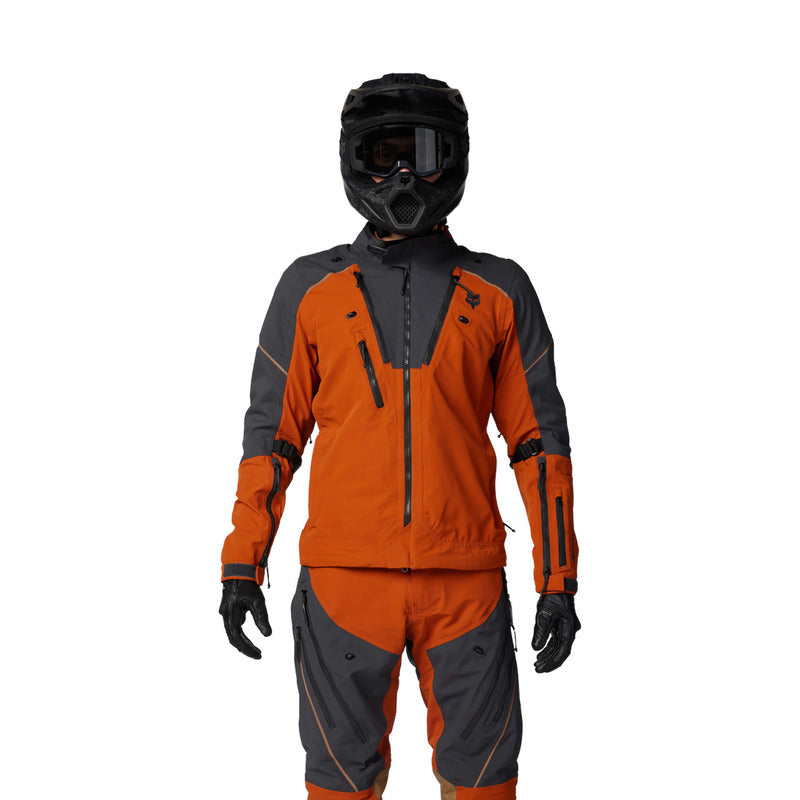 KURTKA MOTOCYKLOWA TEKSTYLNA FOX DEFEND GORE-TEX ADV BURNT