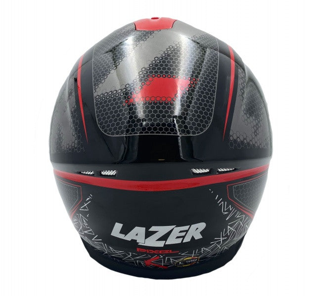 Kask Motocyklowy LAZER VERTIGO EVO Pixel Dark (kol. Czarny - Czerwony)