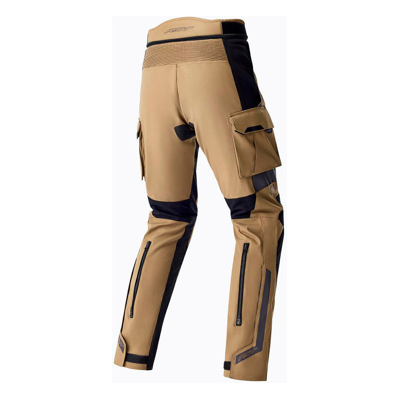 SPODNIE MOTOCYKLOWE TEKSTYLNE RST PRO SERIES ADVENTURE D3O SAND BLACK S