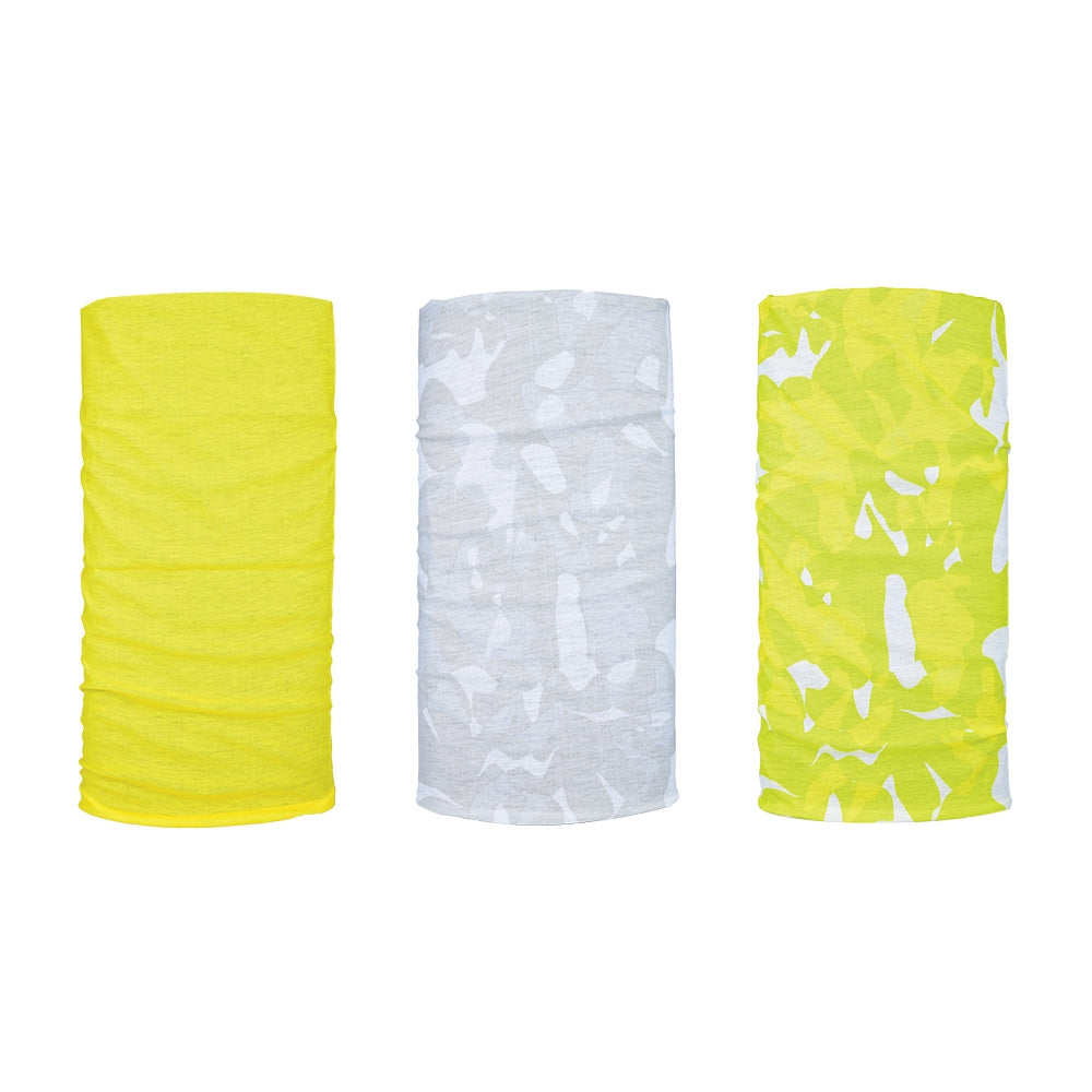 OXFORD KOŁNIERZ WIELOFUNKCYJNY WIATROODPORNY COMFY HAVOC FLUO 3 SZTUKI W OPAKOWANIU KOLOR CAMO/ŻÓŁTY FLUO – zdjęcie 2