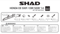 STELAŻ KUFRA TYŁ SHAD DO HONDA CB-F CBR-R
