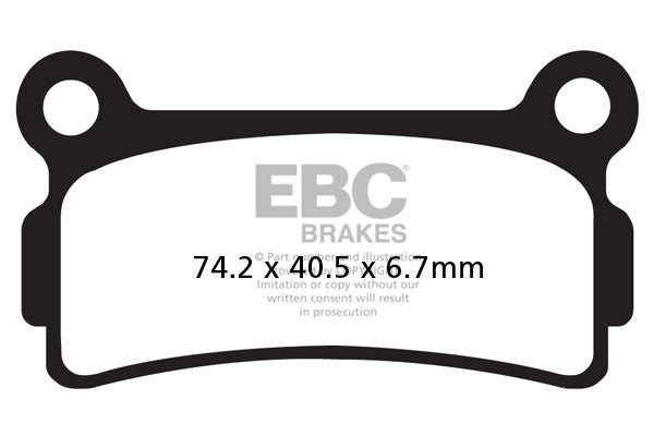 EBC Brakes Klocki hamulcowe EBC FA164 (kpl. na 1 tarcze)