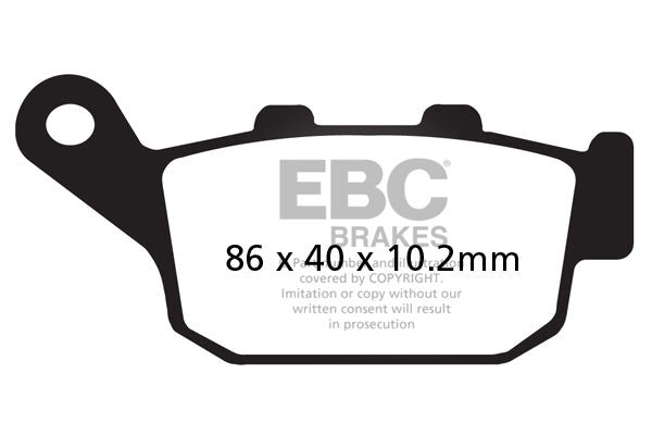 EBC Brakes Klocki hamulcowe EBC FA140V V-PAD (kpl. na 1 tarcze)