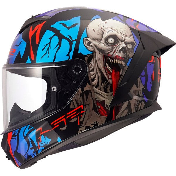 KASK LS2 FF820 RAPID III ZOMBIE II BL.RED BLUE