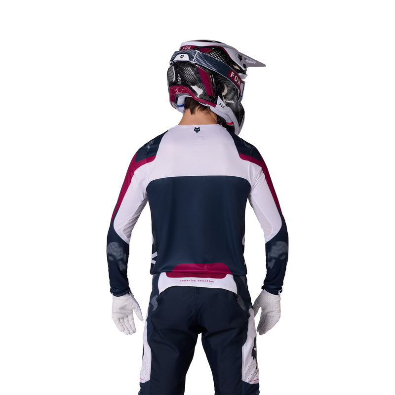 BLUZA MOTOCYKLOWA FOX FLEXAIR TACTILE WHITE