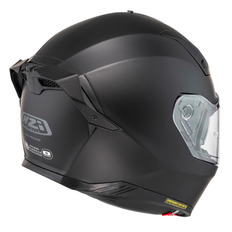 KASK MOTOCYKLOWY NZI GO RIDER STREAM DUO MATT BLACK XS